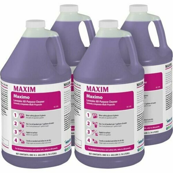 Midlab Cleaner, Lavender, Conc, Deodorizer, 1 Gal, Purple, 4PK MLB05300041